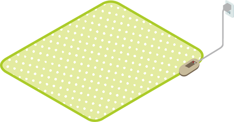 床暖房×ホットカーペット